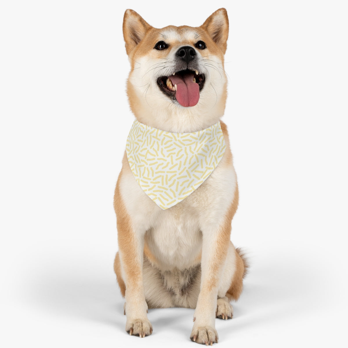 Yellow Pet Bandana Collar